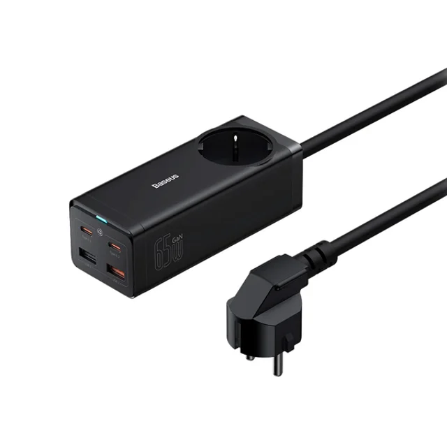 شارژر رومیزی 65W باسئوس مدل GaN3 Pro PSZM000901