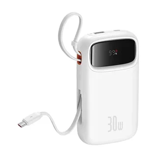 پاوربانک باسئوس P10055009213-00 رنگ سفید